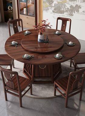 家乌奢金用木餐桌1.5米1yt-w808.8m大小户型实木饭桌现餐代轻多人