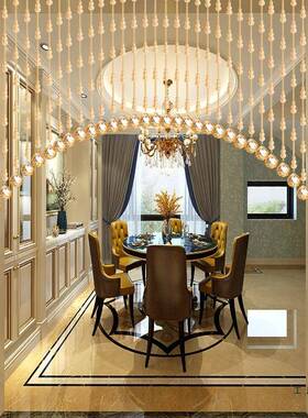 一体水晶葫芦饰珠帘卧室门帘隔断挂玄关帘厕孔所餐厅F96THT6T阳台