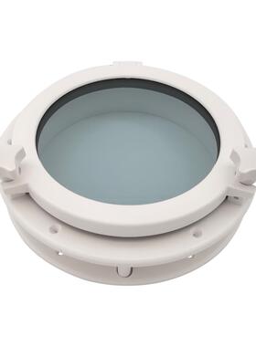 白色/黑色215MM/265MM窗船用圆形舷窗天窗游艇用房车船舶游艇窗户