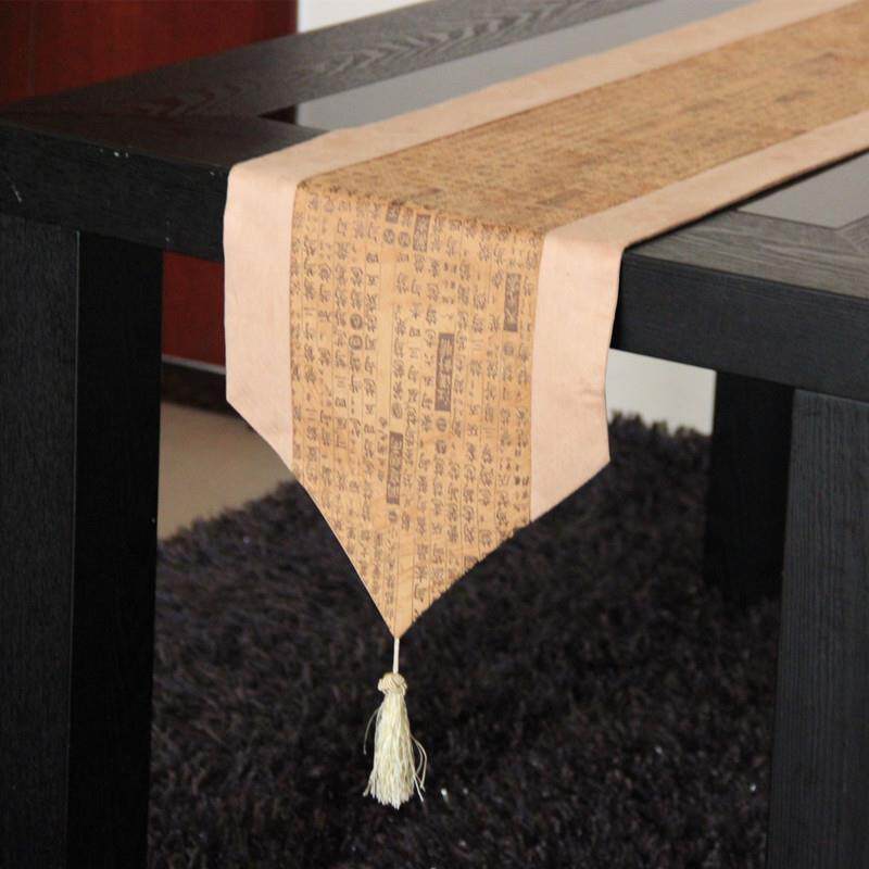 中式桌旗布古典中国风古琴盖布客厅餐桌布茶几布柜台装饰布茶席