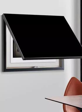 网红色电表箱装饰画现代简约遮挡多媒体弱电箱电闸盒电源箱配电