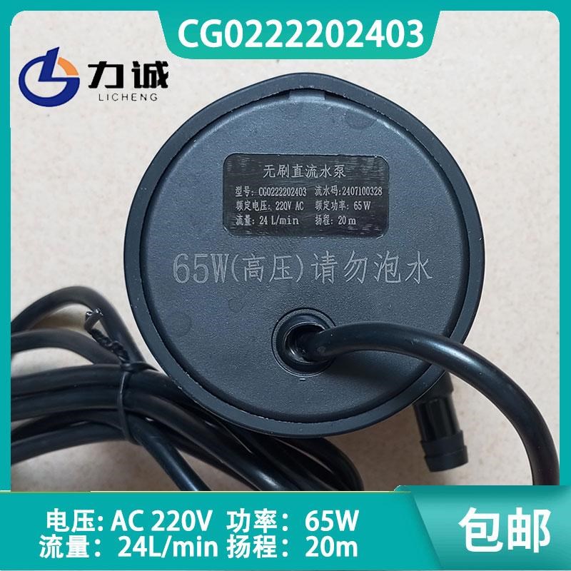 力诚泵业CG0222202403高压AC220V水泵65W离心水泵24L/min扬程20米