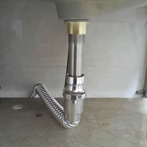 不锈钢洗手盆下水管防臭漏水塞排水管面盆洗脸池洗脸盆下水器配件