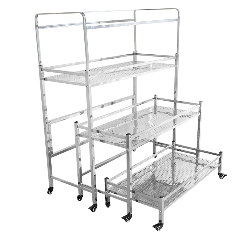 不锈钢花架冲孔板洞洞网多肉阳台室外遮阳挡雨保温推拉带轮阶梯