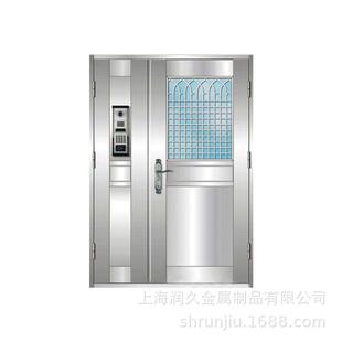 小区楼道单元门 小区楼宇门不锈钢楼宇电子对讲门 不锈钢栏栅门