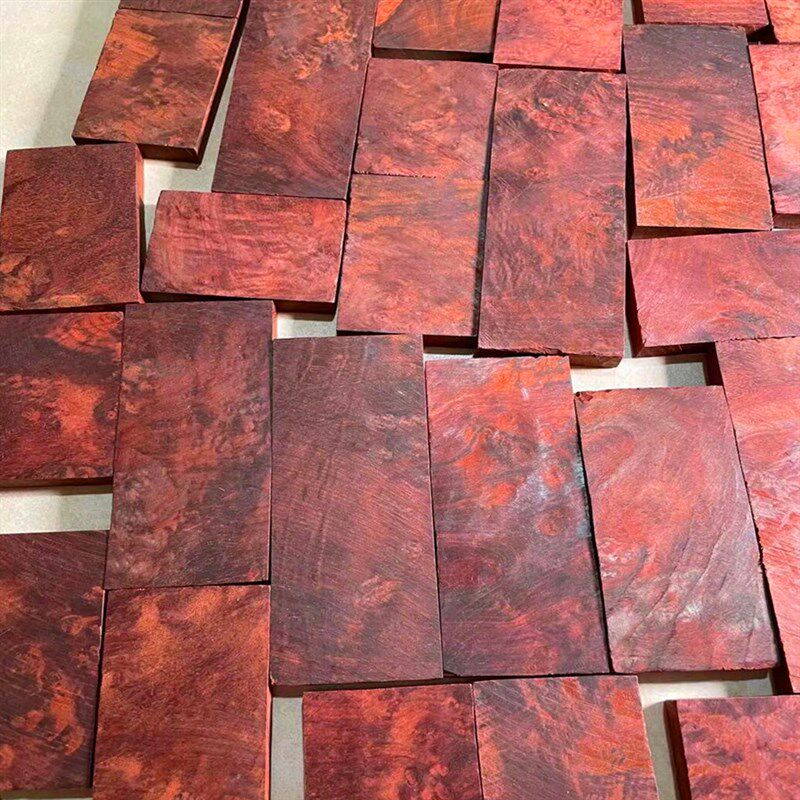 5斤小叶紫檀木料边角料木工diy下脚料红木原材料珠子高油料花纹料