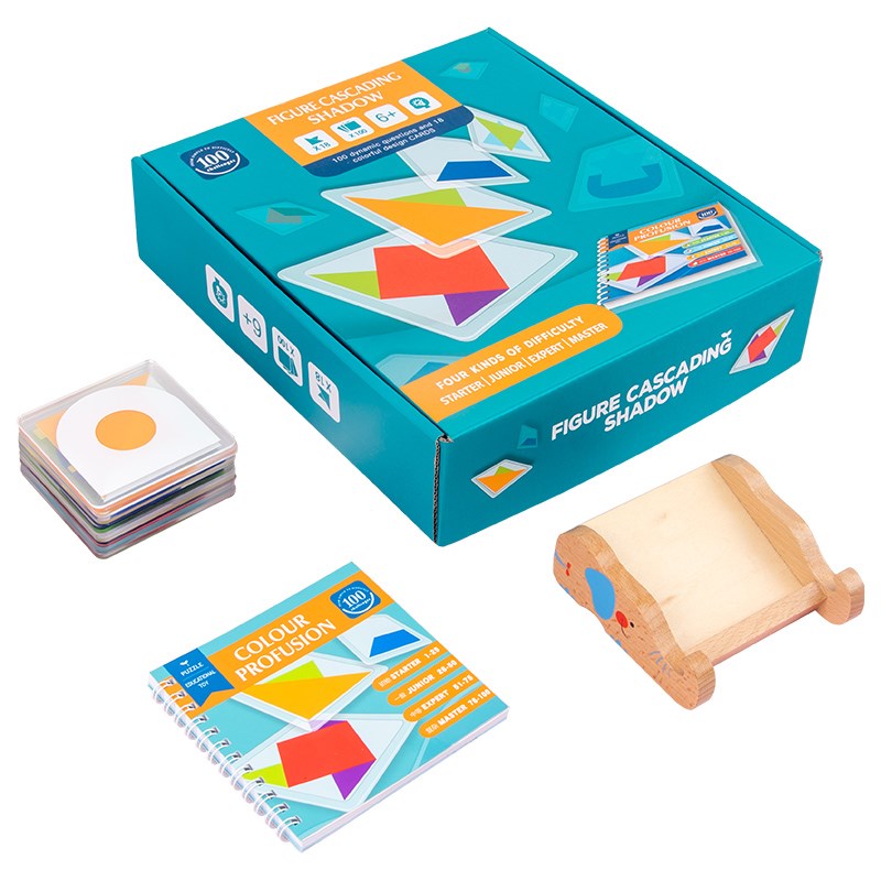图层叠影儿童锻炼空间感逻辑思维训练益智类智力岁8游戏桌游