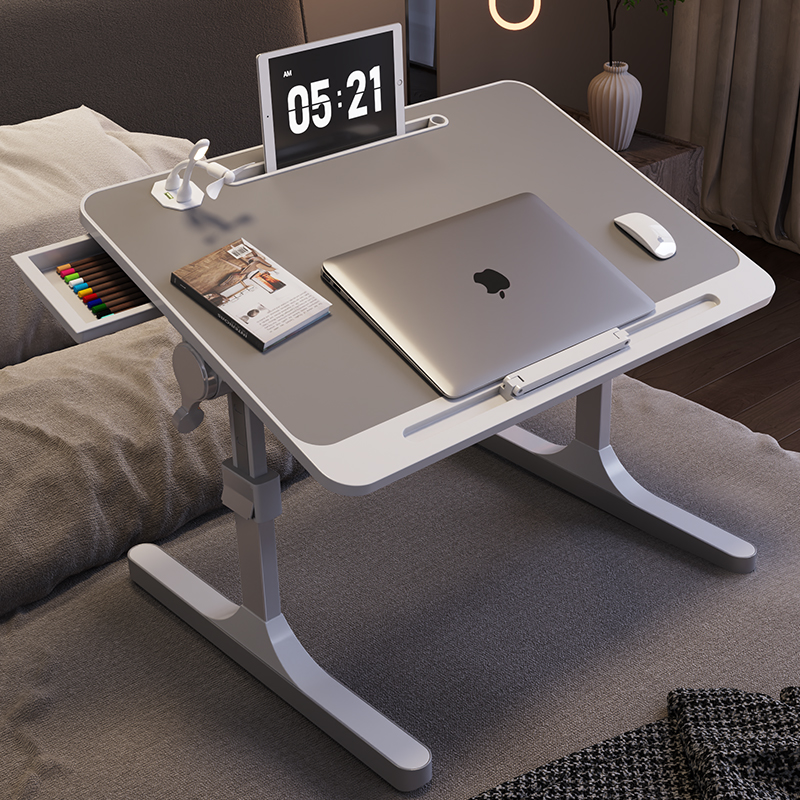 床上小桌子笔记本电脑桌宿舍书桌学生家用写字桌可折叠桌懒人桌板