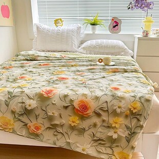 2025立体印花5D凉感豆豆夏凉被