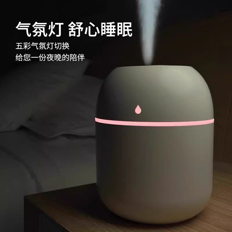 2025新款小型USB加湿器加湿器家用卧室办公室桌面空气教室加湿器雾化补水喷雾礼品便携喷雾器