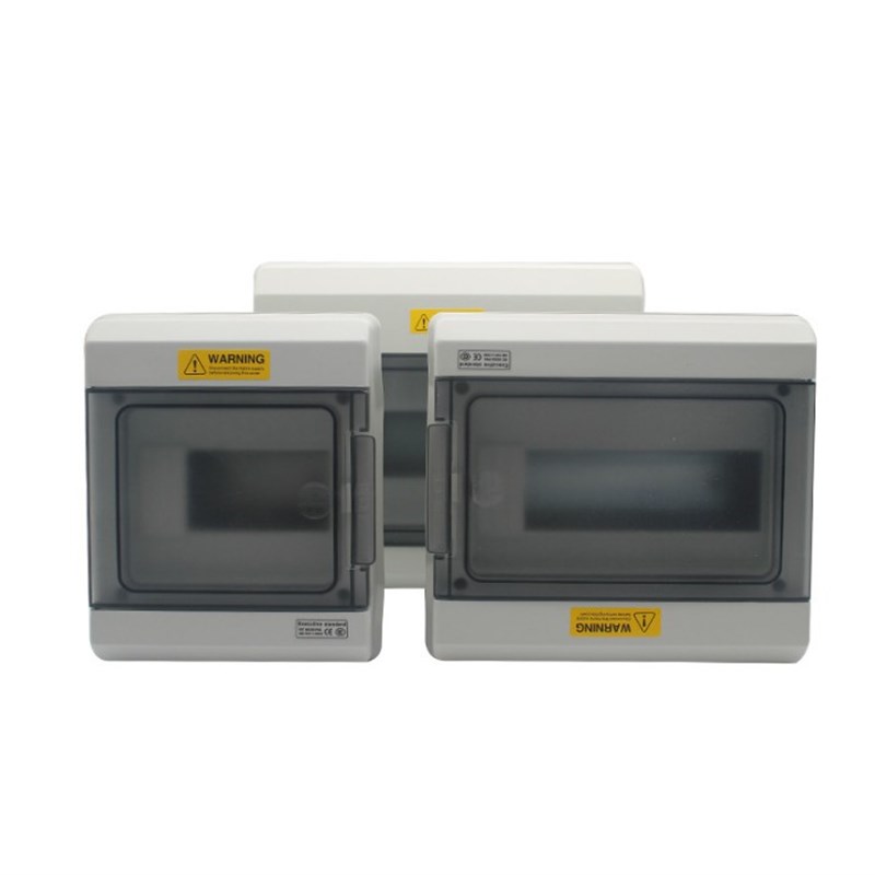 室外防水配电箱塑料防雨空气开关盒明暗装漏保断路器盒//回路