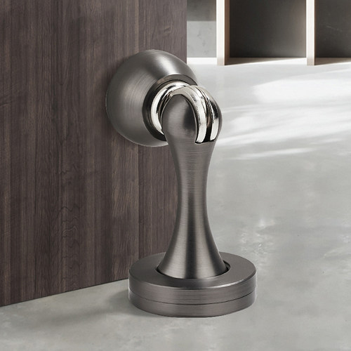 奥勒强磁门吸室内卧室地吸房门吸门器防撞家用门碰静音黑灰金墙吸