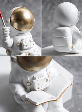 北欧创意宇航员摆件客厅电视柜布置装饰品床头柜酒柜书架房间男生