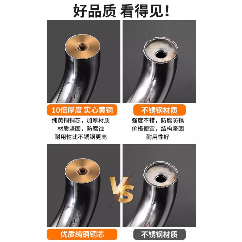 浴室门把手化妆室厕所玻璃门手柄不锈钢防水锈淋浴房拉手配件大全图片