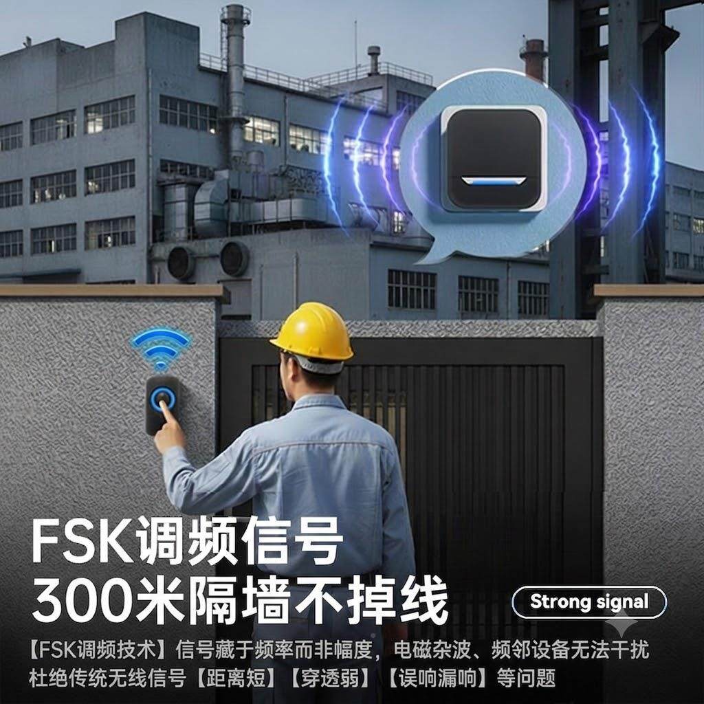 无线门超远A600pro距离工厂大门铃家用别墅电户外水遥控防铃办公