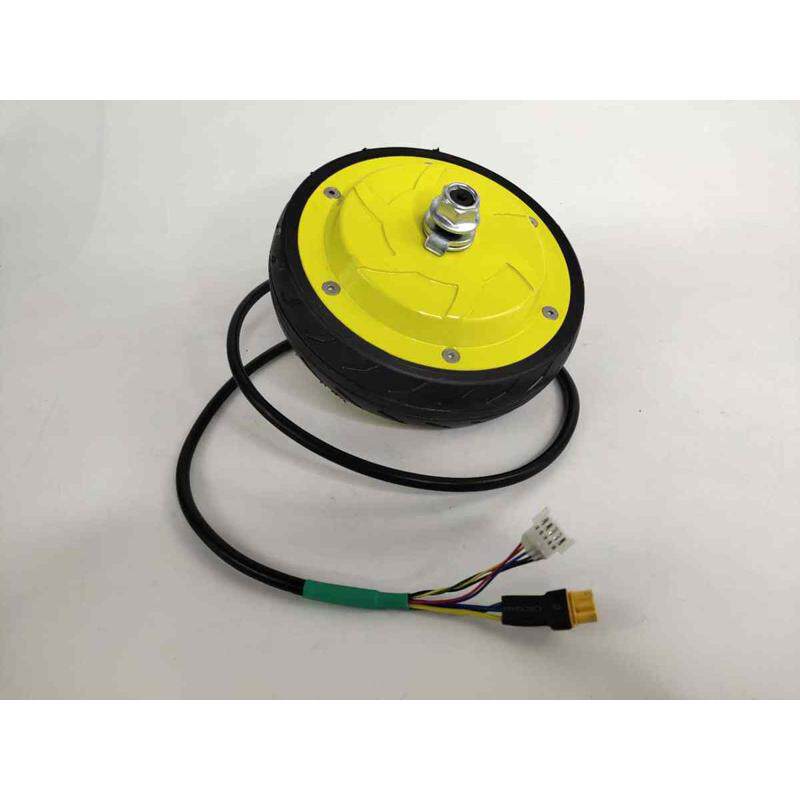 电动滑板车电机24V5.5寸6实心通用寸直流全新无刷零配件6.5轮子寸