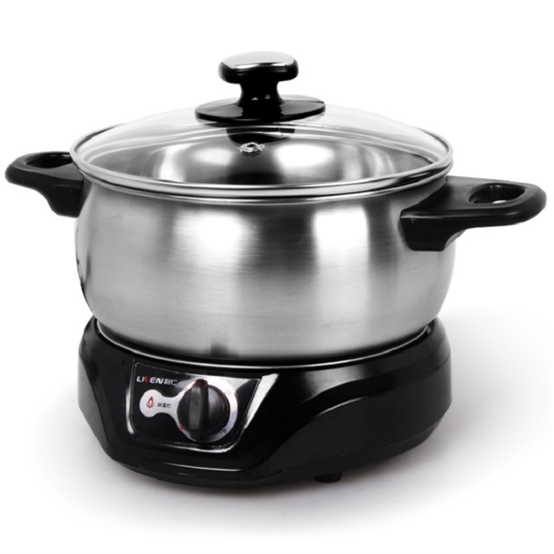 利仁DHG-180F韩式电火锅多功能迷你小火锅学生不锈钢分体电热锅