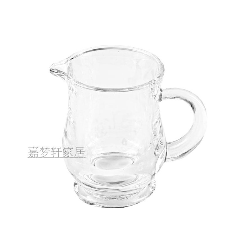 加厚分酒器白酒醒酒壶玻璃烈酒杯酒壶带刻度公杯二两酒壶六只套装