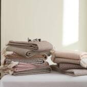 法式 用 复古碎花纯棉双层纱床盖三件套夹棉加厚全棉大花边床单四季