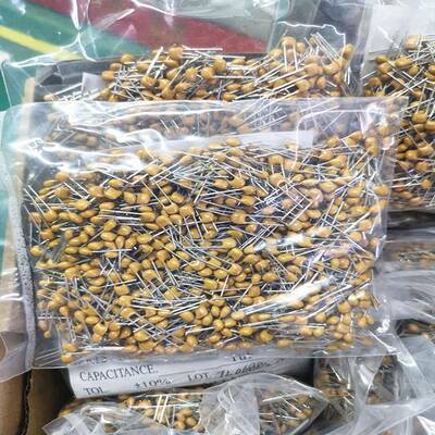 厂商货0805BJTY105K50V1瓷uFF1石直独脚电容引线陶电容现器