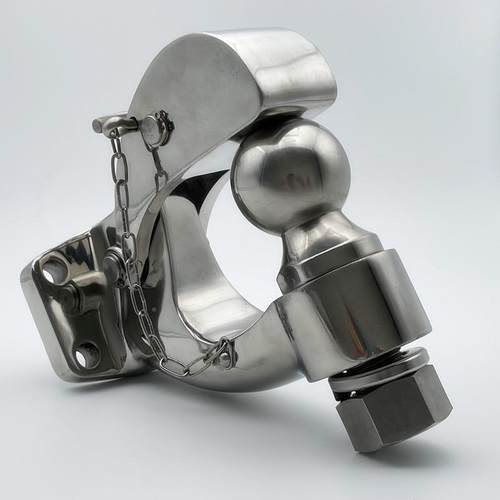 用型拖车钩铬流氓钩不锈汽车牵引钩拖挂越镀野改装通配件85161钢X