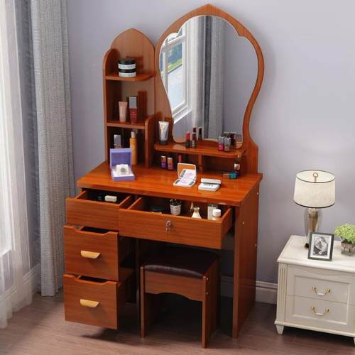 424妆梳妆台现妆代简约卧室化妆化台小户型2桌025新款出租房轻奢