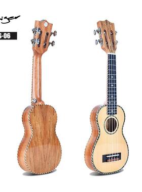 电桶商销款1FEO寸26寸正薄桶云杉热朽木面单尤克里里亮光吉2他