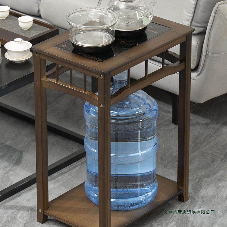 茶桌家用小茶边台柜侧柜柜实木泡茶吧茶几烧F968J5M8壶一体水水桶