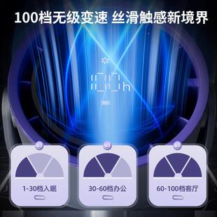 桌面风197800档新款 你f气an迷你空循环风扇扇 2025迷大风充电台式