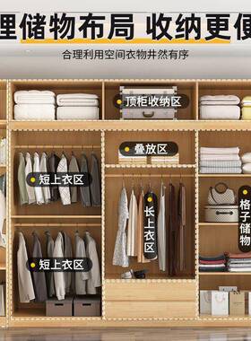 USO实衣柜家用卧室出约小户型经济木型对开门租房简用儿