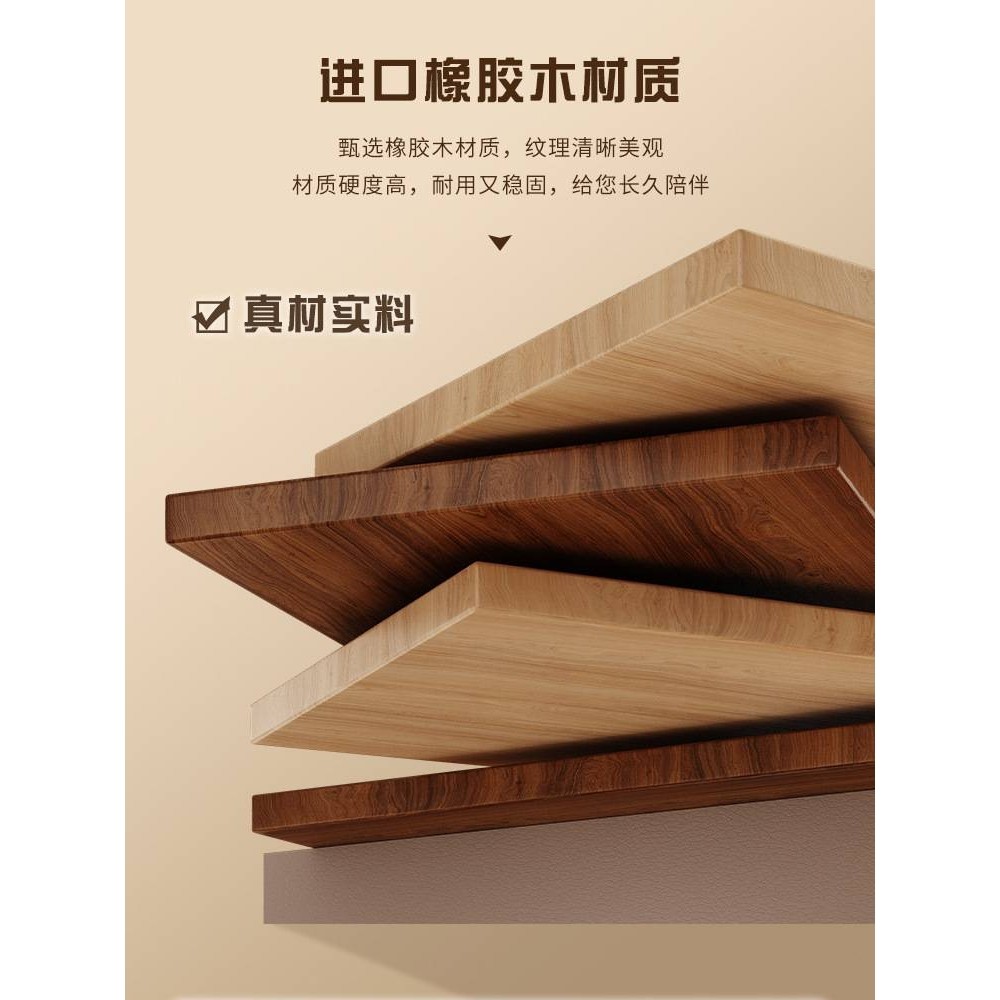 实木化妆凳子女生卧室梳妆台椅子中古风美甲椅家用矮凳简约方板凳