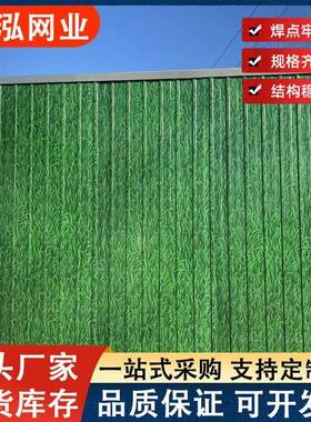 彩钢围挡小道草围挡装p配式WVH围工地施工挡板路挡vc彩钢
