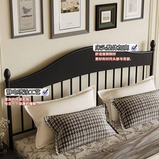 fLE法式 室复古铁艺床中风单人床986双人床卧古用小家户型简约加厚