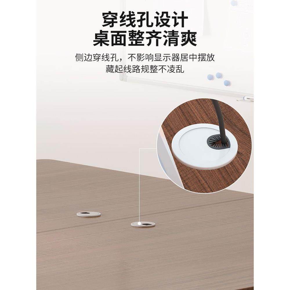 双人坐位对办公桌员工位办公室桌椅组合简约现ZWO脑代电极简职员