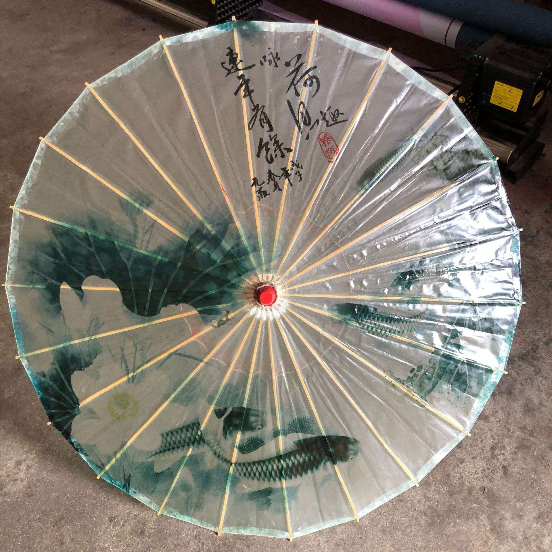 防雨油纸伞工艺伞纸伞舞台汉服伞道具刷桐油 湖南特产红油伞