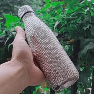 跨垮贴钻定贴钻304不锈钢真空可乐瓶户外运动休闲创意保温杯子批