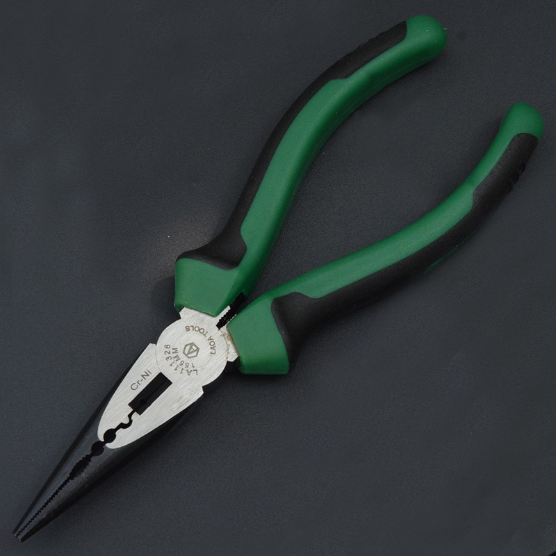 老 多功能尖嘴钳 电工钳小钳子迷你工业级铬镍钢寸钓鱼钳  断线