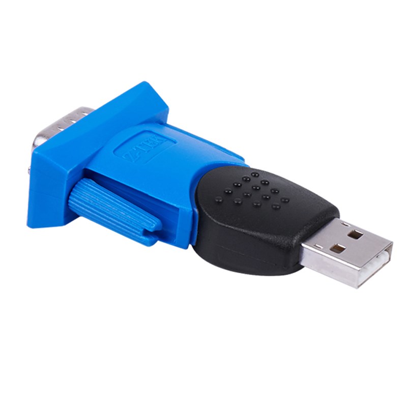 z-tek力特USB转rs232c串口线DB9针公头COM转换器ztek串口头原装PL