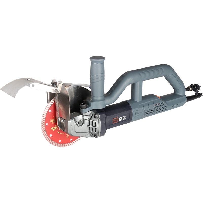 创名无刷开槽机单片大功率切割机混凝土带水无尘切割机水电安装