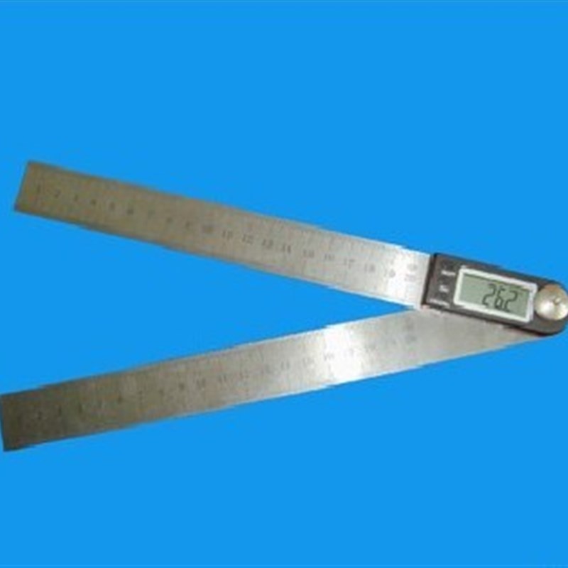 不锈钢数显角度尺/300 电子角度尺 木工角尺数显量角器