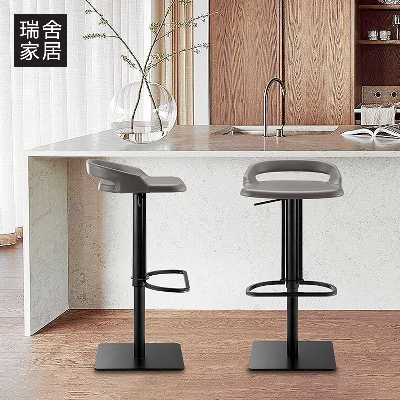 吧台椅家用吧椅可升降吧台椅子意式高脚凳吧台凳现代简约高脚椅子
