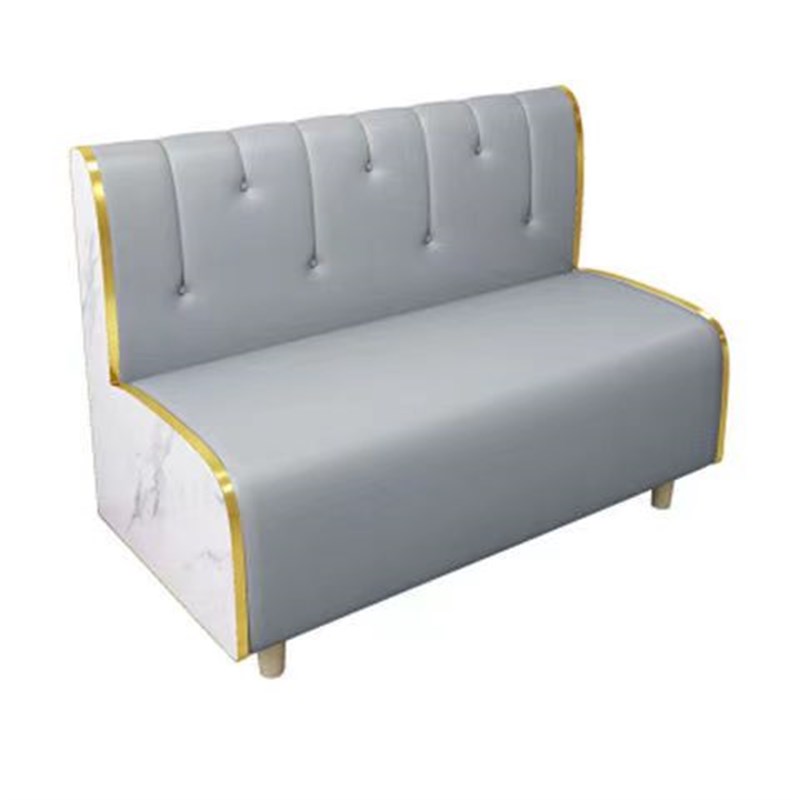 定制餐厅靠墙卡座软包三人咖啡厅火锅店实木小沙发