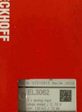 EL3062倍福模块,行货没!议价