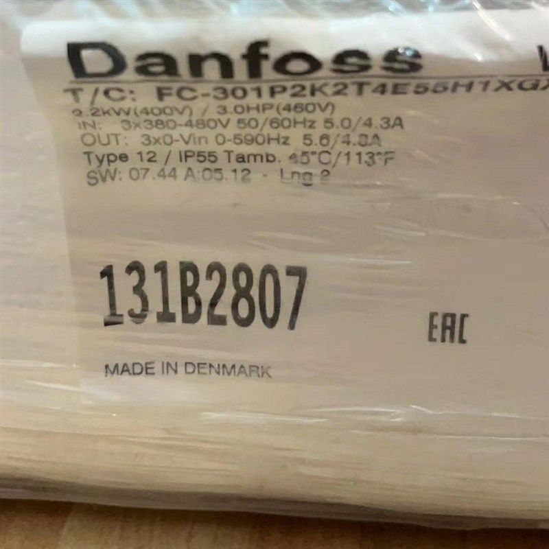 丹佛斯变频器FC-301P2K2T4E55H