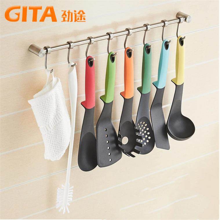 304不锈钢挂钩 厨卫五金挂件 多功能活动排钩 厨房收纳挂钩