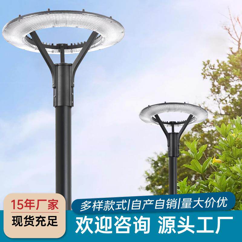 庭院灯户外防水中式LED路灯3米公园小区广场太阳能路灯景观灯厂家