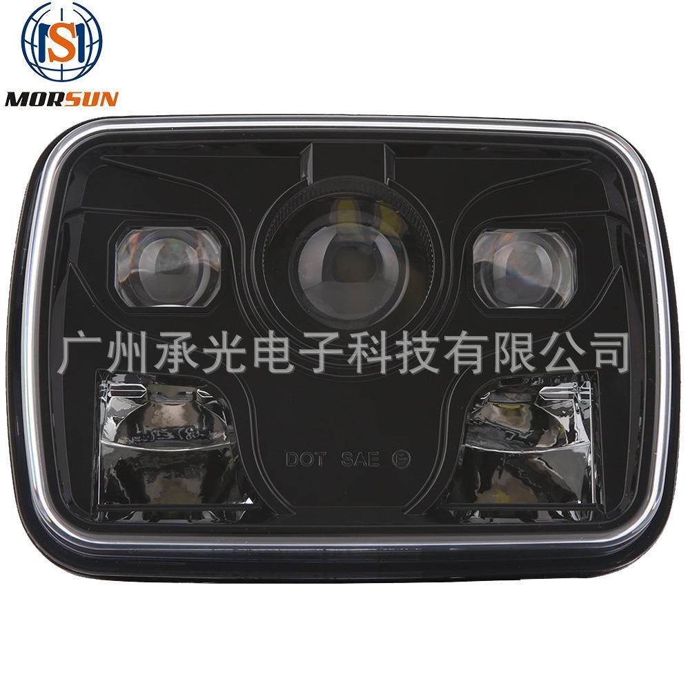 5x7寸方型led大灯 适用吉普牧马人led方灯 卡车货车改装大灯