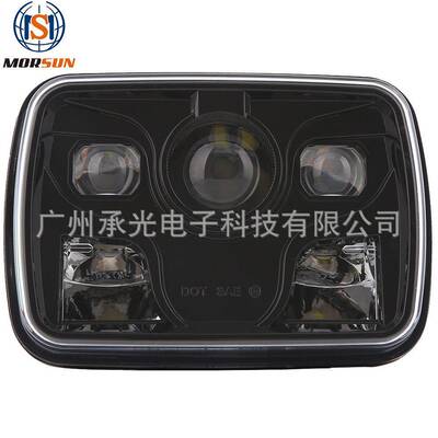 5x7寸方型led大灯 适用吉普牧马人led方灯 卡车货车改装大灯