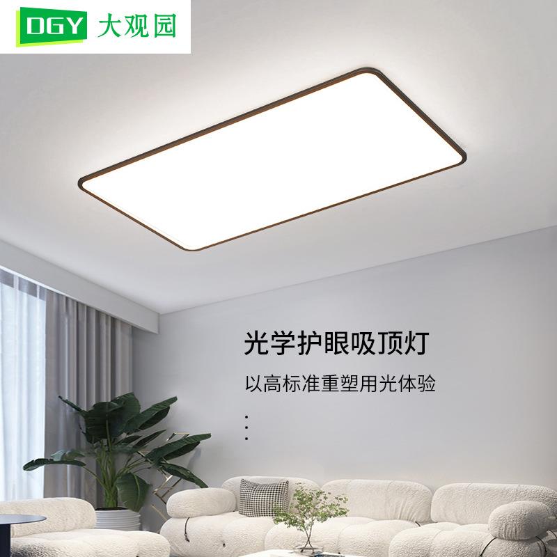 客厅灯护眼吸顶灯具现代简约防蓝光LED超薄极简客厅主灯卧室灯003