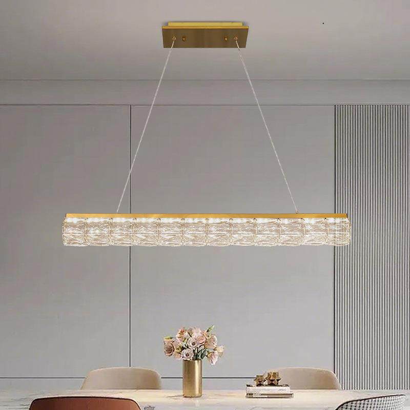 新款轻奢家用LED灯水晶吊灯天花板灯具复式楼梯灯别墅酒店大厅